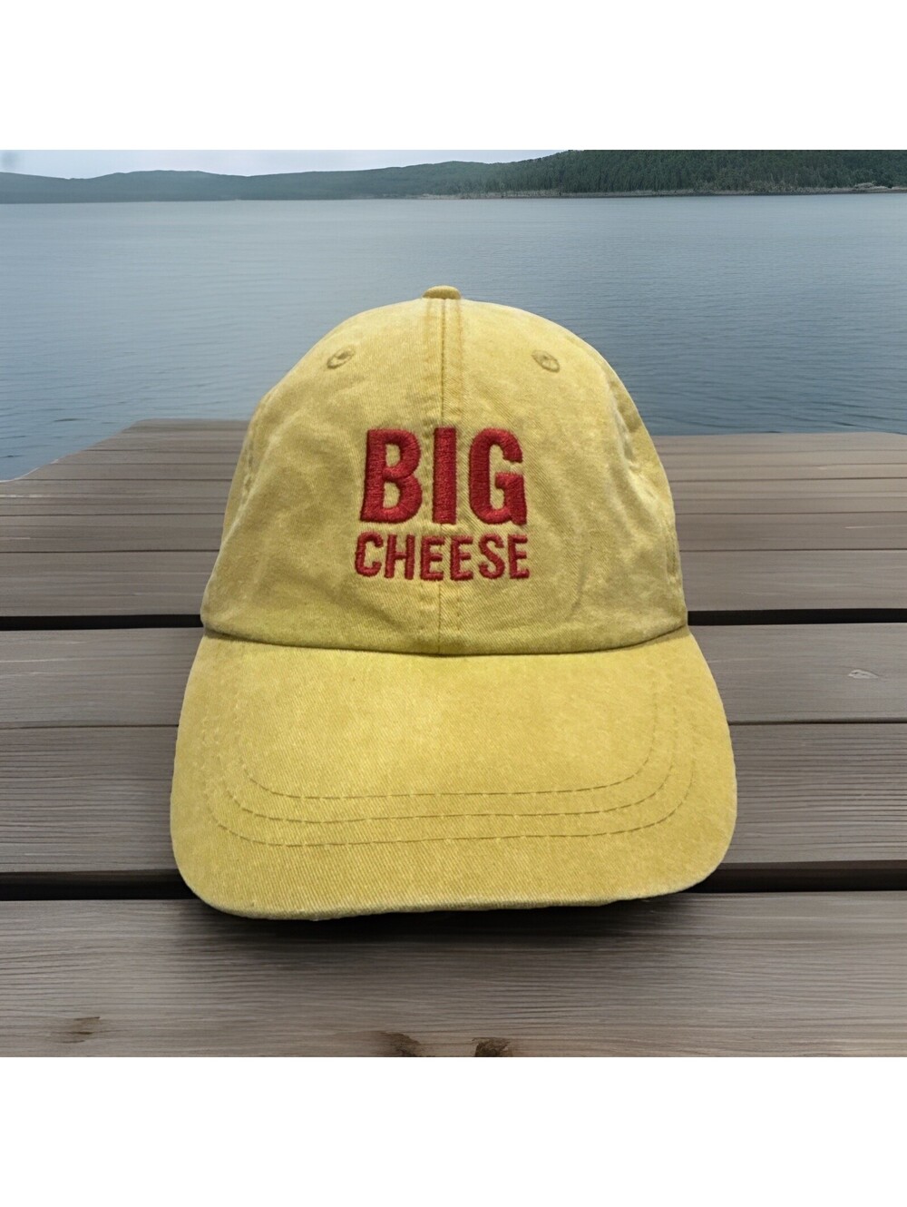 Murray’s Big Cheese Leather Strapback Baseball Cap